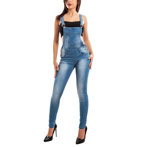 Salopette jeans donna - salopette, overall