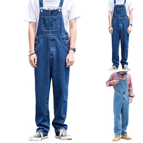 Uomini salopette denim con - denim,